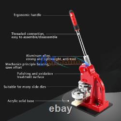 1PCS 75mm 3 Button Maker Machine Badge Punch Press 100 Parts Circle Cutter Tool