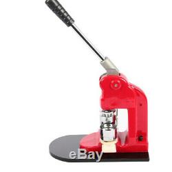 1 25mm Button Maker Badge Punch Press Machine Free 1000 Parts Circle Cutter