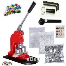1 25mm Button Makers Machine Badge Punch Press 100 Parts Circle Cutter DIY