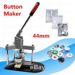 1-3/4 44mm Button Maker Machine Badge Press Round Pin Circle Cutter DIY Gifts