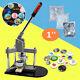 1 Button Badge Maker Punch Press Machine & Free Parts Circle Cutter 25mm Mould