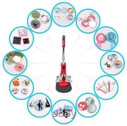 25MM/32MM Badge Punch Press Maker Machine With 1000 Button Parts+Circle Cutter