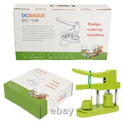 25mm Button Maker Machine Badge Press Machine+100 Buttons+25mm Circle Cutter UK