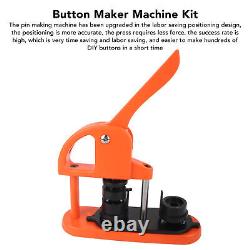 25mm Button Maker Machine Pin Badge Press Set Detachable With Circle Cutter