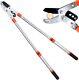 26-40 Extendable Anvil Loppers, Branch Cutter with2 inch Cutting Orange/Black