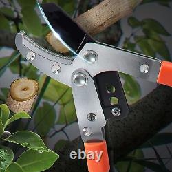 26-40 Extendable Anvil Loppers, Branch Cutter with2 inch Cutting Orange/Black