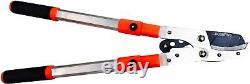 26-40 Extendable Anvil Loppers, Branch Cutter with2 inch Cutting Orange/Black