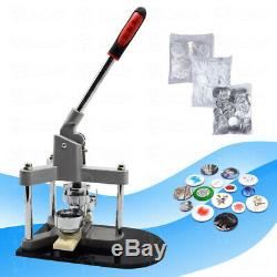 2.28 58mm Button Badge Maker Machine Punch Press Pin & Free Circle Cutter DIY