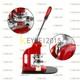 2.28 58mm Button Maker Machine Badge Punch Press 100 Parts Circle Cutter Tool