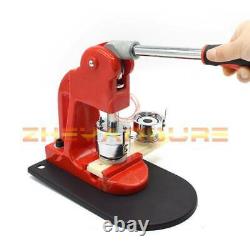 58mm 2.28" Button Maker Machine Badge Punch Press 100 Parts Circle Cutter Tool 