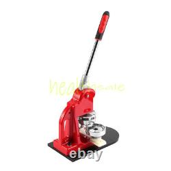 2.28 Button Maker Machine Badge Punch Press 100 Parts Circle Cutter Tool 58mm