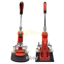 2.28 Button Maker Machine Badge Punch Press 100 Parts Circle Cutter Tool 58mm