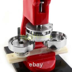 2.28 Button Maker Machine Badge Punch Press 100 Parts Circle Cutter Tool 58mm