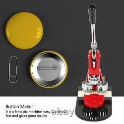 32MM Badge Maker Machine Making Pin Button Press Cutter 1000 Circle Button Sale