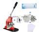 32mm 1-1/4 Badge Press Button Maker Machine 1000 Button Supplies Circle Cutter