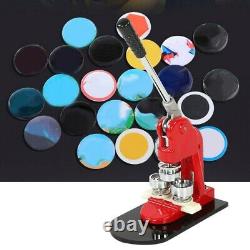 32mm Badge Button Maker Punch Press Making Machine 1000 Parts with Circle Cutter