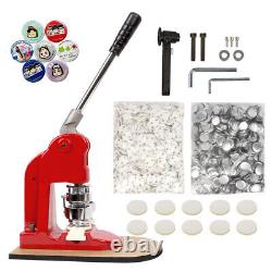 32mm Button Badge Maker Machine Making Pin Button Badge Press Cutter 1000 Parts