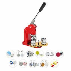 32mm Button Badge Maker Punch Press Machine Small Cutter with 1000pcs Buttons