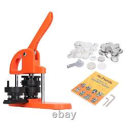 32mm Button Maker Button Press Kit With 100PCS Pin Parts Circle Cutter Pin