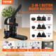3in1 Button Maker Machine Pin Press Kit with 300 Button Parts and Circle Cutter