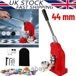44mm/1.75in Button Badge Maker Machine Pin DIY Button Press with Cutter 500 Button