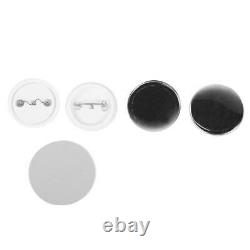 44mm Button Maker Punch Press Badge Maker with 500pcs Buttons Die Circle Cutter