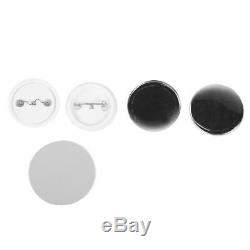 44mm Button pins badges Maker Machine Punch Press With 500PC Parts & Circle Cutter