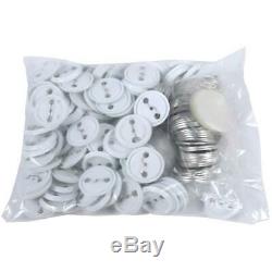 44mm Circular Badge DIY Pin Button Maker Machine Hand Press+ 500 Circle Cutter