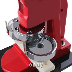 58MM Button Maker Badge Punch Press Machine 1000 Parts + Circle Cutter Kits
