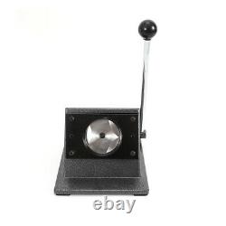 58mm Badgemaker Buttonmaschine Buttonpresse + 500 Buttonrohlinge Cutter bigtop
