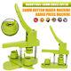 58mm Button Maker Machine Badge Press Tool + 100 Button + 58mm Circle Cutter