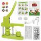 58mm Button Maker Machine Badge Press Tool + 100 Button + 58mm Circle Cutter
