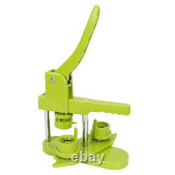 58mm Button Maker Machine Badge Press Tool + 100 Button + 58mm Circle Cutter