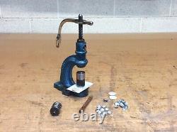 A Ornstin Ltd Victory Heavy Duty Upholstery Button Press + Cutter & Accessories