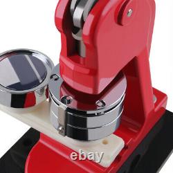 Accurate 58mm Button Maker Badge Punch Press Machine+1000 Parts Circle Cutter