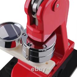 Accurate 58mm Button Maker Badge Punch Press Machine+1000 Parts Cutter New UK