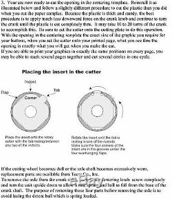 Adjustable Rotary Circle Cutter Button Maker Machine Press 1,1-1/2,2-1/4,3,3-1/2
