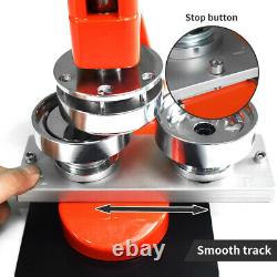 Aluminum Slide Button Maker Punch Press Badge Machine Circle Cutter Die Mould