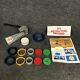 Badge-A-Minit 2 1/4 Button Maker With Bench Press, Circle Cutter & 2 Ring Sets ++