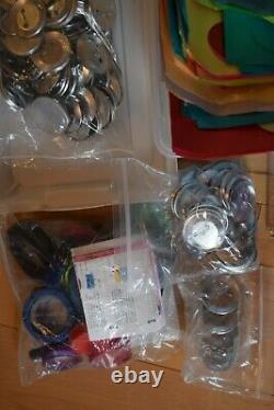 Badge A Minit Button Maker & Some Supplies And Cutter Press Makes 2 1/8 Buttons