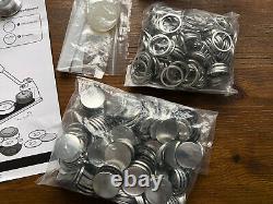 Badge Maker Machine Making Pin Button Badges Punch Press 25mm + Cutter + Kits