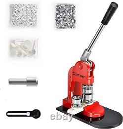 Badge Maker Machine Making Pin Button Punch Press 1000 Cutter Kit RRP £84.99