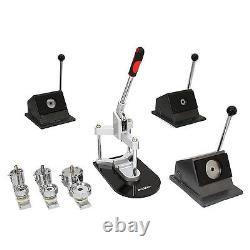 Badge Maker Machine Making Pin Button Punch Press 25/37/58mm Circle Cutter Kits