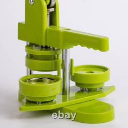 Badge Maker Machine with Round Die Moulds Making Pin Button Press Cutter Circle