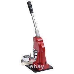 Button Badge Maker Punch Press Circle Cutter with 500 pcs Pinback Button Parts