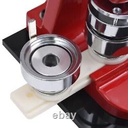 Button Badge Maker Punch Press Circle Cutter with 500 pcs Pinback Button Parts