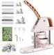 Button Maker, 1/1.25/2.28 inch(25/32/58mm) 3-in-1 Pin Maker, 300pcs Button Pa