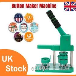 Button Maker 32mm Badge Punch Press Machine 500pcs Parts Circle Cutter