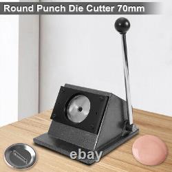 Button Maker 70mm Card Badge Punch Press Machine 500grams Parts Circle Cutter