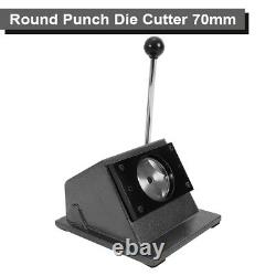 Button Maker 70mm Card Badge Punch Press Machine 500grams Parts Circle Cutter